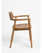 Sedia Kendi in teak massiccio naturale - 59 x 49 x 78 cm