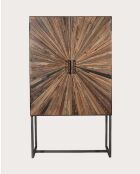 Armadio Mandala in legno di mango e metallo - 90 x 40 x 160 cm