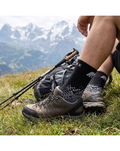 Packung mit 3 Paaren mehrfarbiger Treck 90 Wollsocken