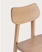 Sedia da bar in legno naturale Mindi Yuna - 49 x 57 x 115 cm