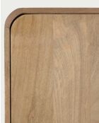Armoire en bois de manguier massif Kubo naturelle - 120 x 45 x 180 cm