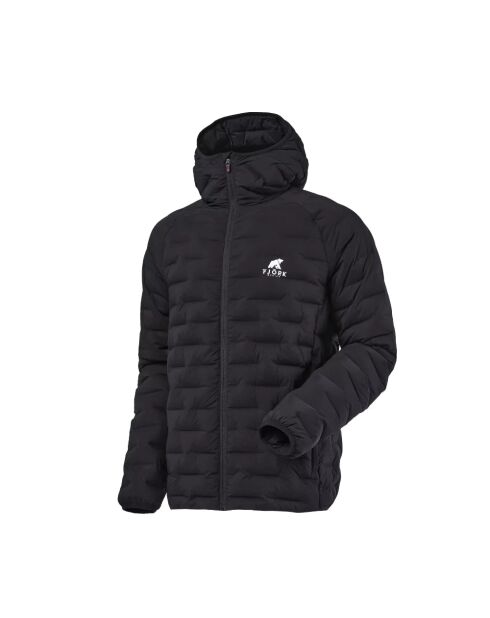 Laax Eiger ML schwarze Jacke aus Merinowolle