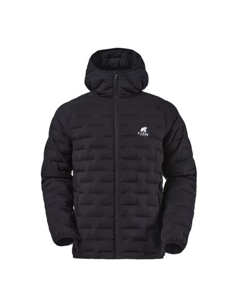 Laax Eiger ML schwarze Jacke aus Merinowolle