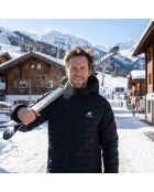 Laax Eiger ML schwarze Jacke aus Merinowolle