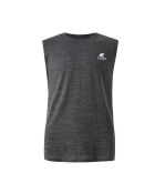 Camiseta sin mangas gris de lana Weisshorn