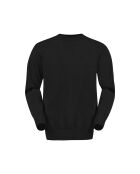 Schwarzer Pullover aus City-Wolle mit Rundhalsausschnitt von Laax