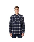 Camisa azul de lana merino Trekking