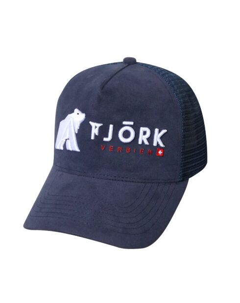 Verbier Baseballkappe mit Logo, Marineblau/Weiß