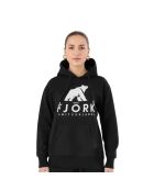 Felpa con cappuccio Titlis Logo in cotone nero/bianco