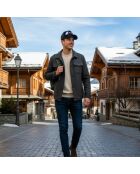 Gorra de béisbol Verbier con logo blanco y negro