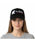 Gorra de béisbol Verbier con logo blanco y negro