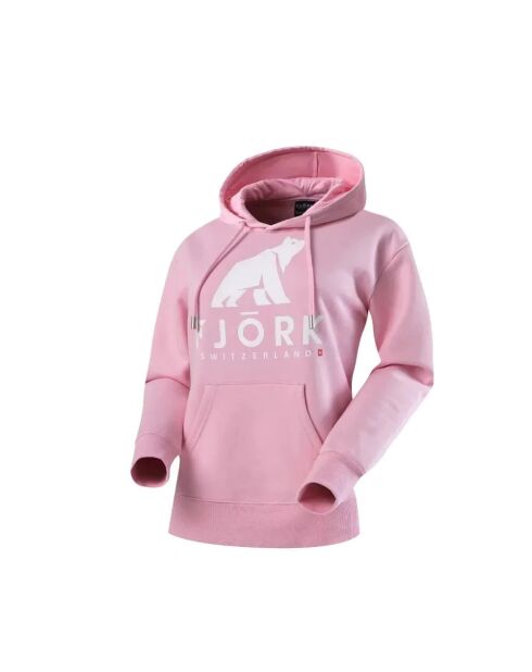 Titlis Logo roze/witte katoenen hoodie