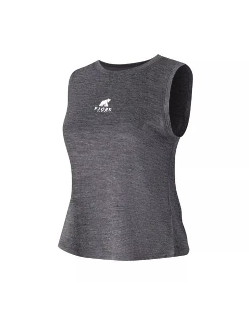 Débardeur Active en laine Merino 140 gris