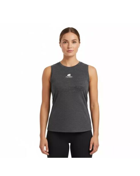 Débardeur Active en laine Merino 140 gris
