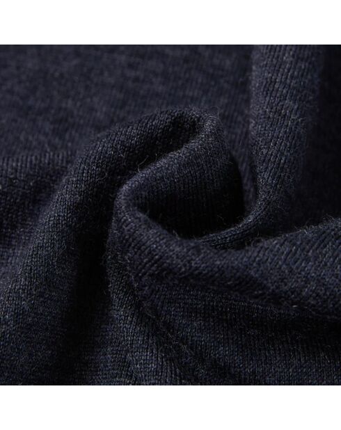 Zinal grauer Pullover aus Citywolle mit Rundhalsausschnitt