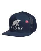 Trucker-Kappe mit Logo in Marineblau/Weiß