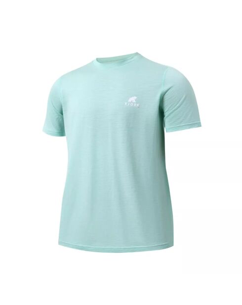 T-shirt Engelberg in lana MC 140 verde