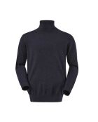 Zinal grauer Rollkragenpullover aus City-Wolle