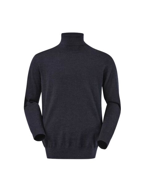 Pull en laine City col roulé gris Zinal