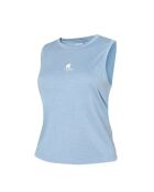Tanktop Active Merinowolle 140 blau