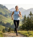 Tanktop Active Merinowolle 140 blau