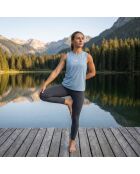 Tanktop Active Merinowolle 140 blau