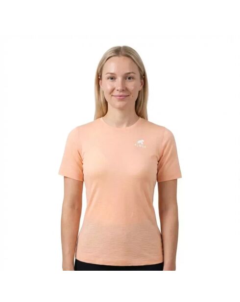 Bjork MC 140 nude T-shirt van wol met 1