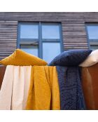 Housse de coussin en Velours Ines encre