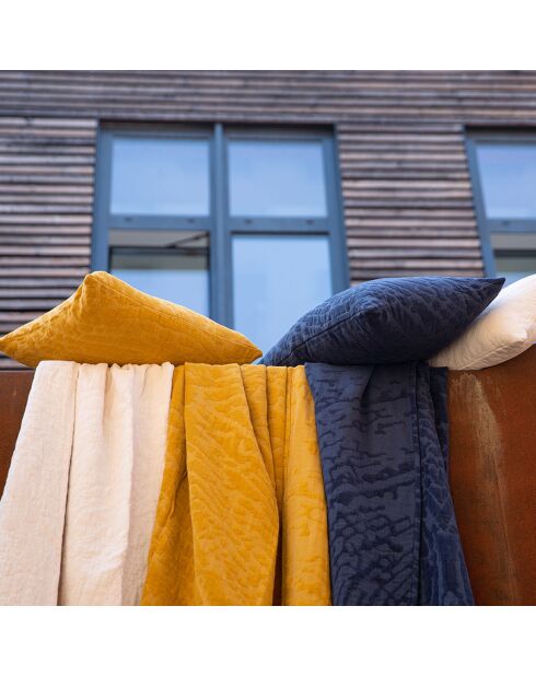 Housse de coussin en Velours Ines encre