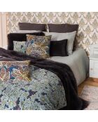 Housse de coussin Imprimé Ariane pétrole