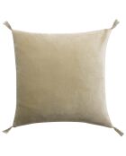 Housse de coussin imprimé en coton Youri multicolore