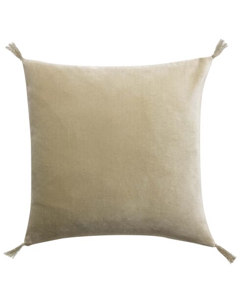 Housse de coussin imprimé en coton Youri multicolore
