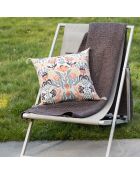 Housse de coussin imprimé en coton Youri multicolore