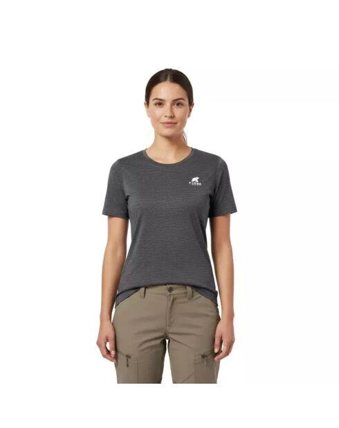 T-shirt en laine Bjork MC 140 gris foncé
