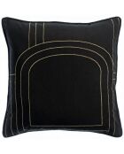 Housse de coussin Jaden caviar- 45x45 cm