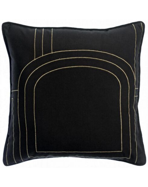 Housse de coussin Jaden caviar- 45x45 cm