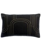 Housse de coussin Jaden caviar- 45x45 cm