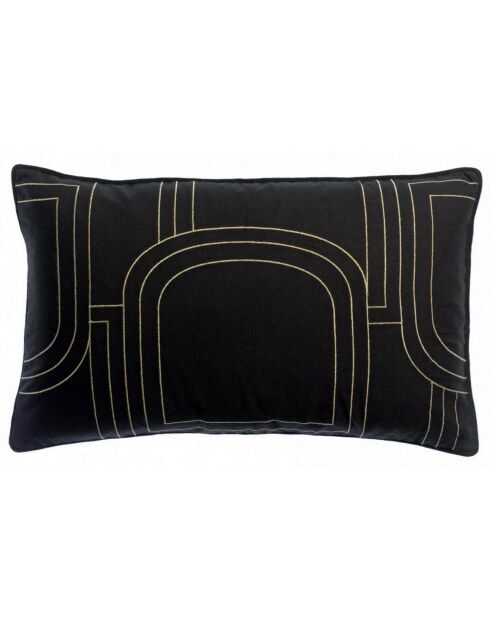 Housse de coussin Jaden caviar- 45x45 cm