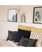 Housse de coussin Jaden caviar- 45x45 cm