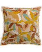 Housse de coussin en coton imprimé Alina dragée