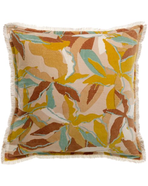 Housse de coussin en coton imprimé Alina dragée