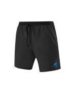 Short de running Logo noir et turquoise