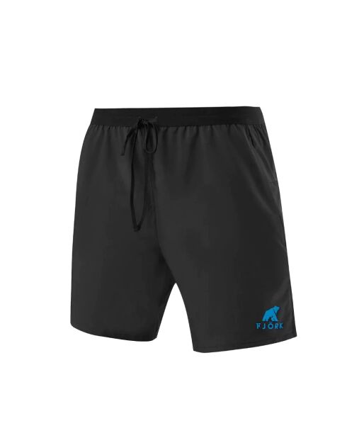 Pantaloncini da corsa Logo neri e turchesi