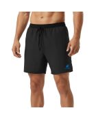 Short de running Logo noir et turquoise