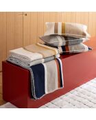 Housse de coussin jacquard recyclé Gioia perle