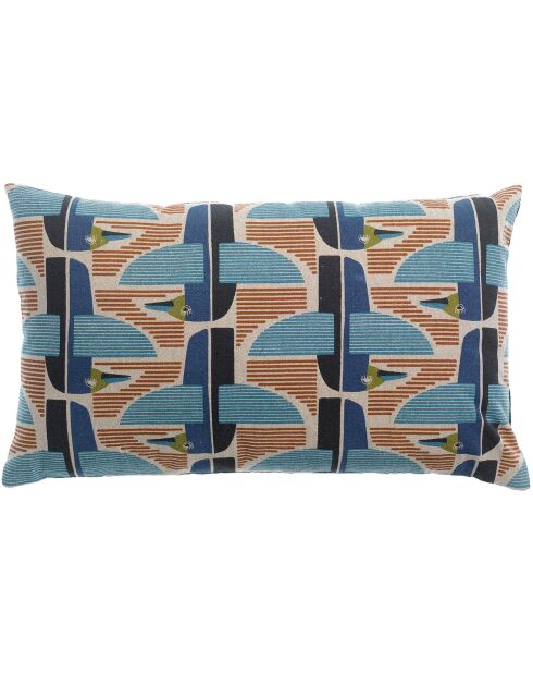 Housse de coussin Imprimé Farel multicolore
