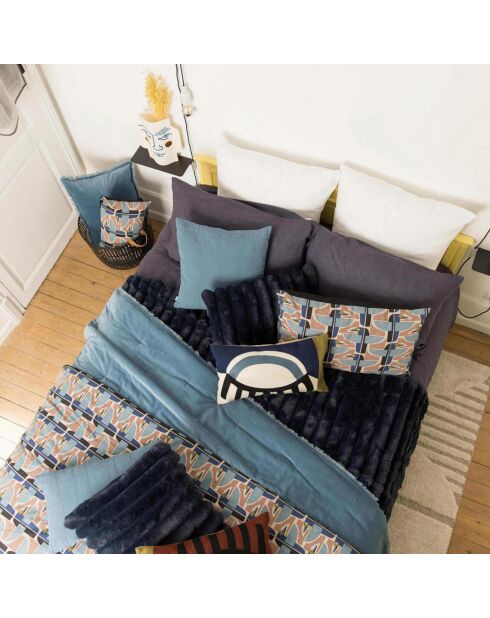Edredon Imprime Farel multicolore - 85x200 cm