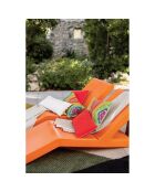 Housse de coussin Lin mélangé Nala groseille