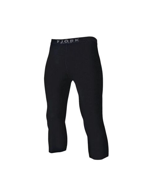 Leggings Laax Finn 210 3/4 neri in lana