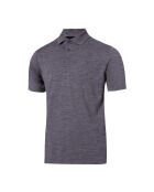 Polo en laine Rigi gris Zinal